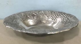 Grapevine Style Metal Center Piece Bowl