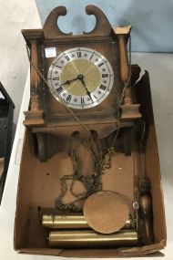 Vintage German Gravity Wall Clock