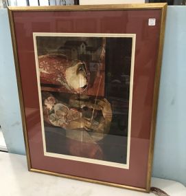 "Violin Player" Signed Sunol Alvar Print