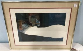 "Sleeping Lady" Signed Sunol Alvar Print