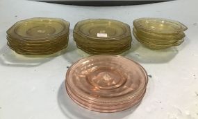 Group of Depression Glass