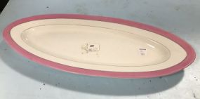 Locan Porcelain Pink Platter