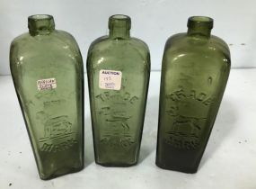 Three Green Dogs "Trademark" Bottles