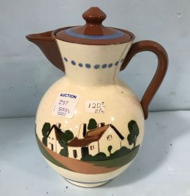 Torquay Motto Ware "Cottage" Tall Pitcher