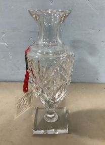 Signed Sevres 10" Crystal Vase
