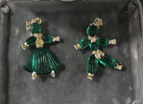 Alfred Phillipe 1949 Designer "Pom Pom" & "Tom Tom" Pins