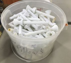 Container of 7" Cake Pillars