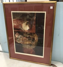 "Violin Player" Signed Sunol Alvar Print