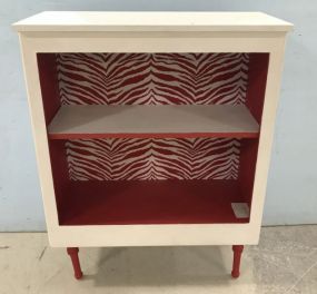 Painted White Bookcase