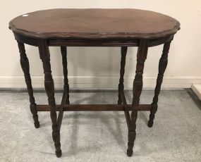 Vintage Wood Lamp Table