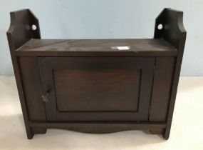 Small Wood Hanging Cabinet