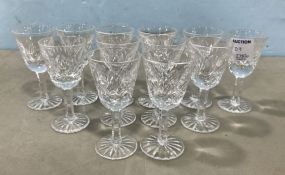 12 Waterford "Lismore" Cordials