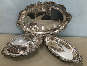 International Silver Company "Orleans" Silver Plate Trays