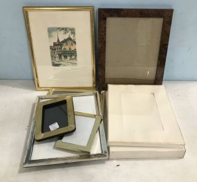 Assorted Group of Picture Frames