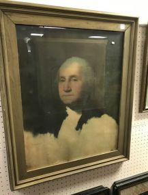 GEORGE WASHINGTON Portrait Print from "The Athenaeum" GILBERT STUART