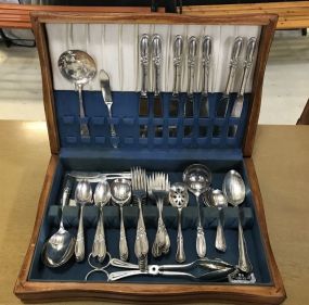 Community "White Orchid" Silver Plate Flatware
