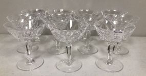 Eleven Waterford Champagne Glasses