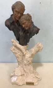 Joseph Bofill Moline "Old Couple" Statue