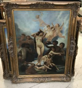 Reproduction Nude "Birth of Venus" Painting