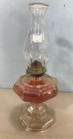 Vintage Glass Oil Lantern