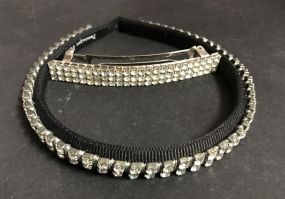 Vintage Rhinestone Headband and Barrette