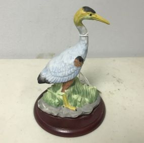 Porcelain "Great Blue Hern"