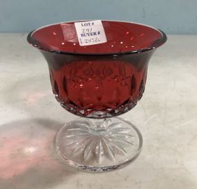 Waterford "Lismore" Red Nut Bowl