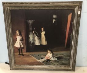 Framed Print of "The Daughters of Edward Darley Boit" by J.S. Sergeant