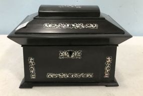 Antique Mother of Pearl Tea Caddy Box