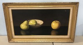 H. Alfred "Hal" Jackson "Still Life Pears and Apple" Painting