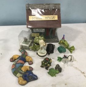 School House and Animal Figurines