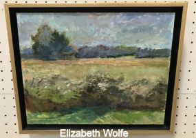 Elizabeth (Bebe) Wolfe "Small World" Painting