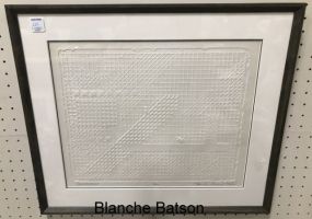 Blanche Batson "Counter Point" Embossed Paper