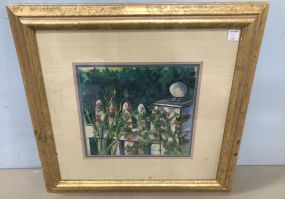 Cathy Crockett Pastel "Old Garden Fence"