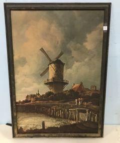 Framed Print of "Windmill at Wisk" by Duurstede
