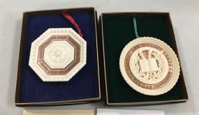 Two Library of Congress Ornament