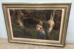 "Self Portrait" Watercolor by Donny Finley