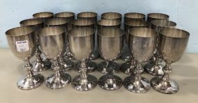 Blackington Fine Silver Plate Goblets 5 1/2"