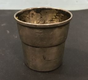 Wallace "Just A Thimble Full" Shot Glass Sterling 2"