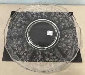 Cambridge "Chantilly" Torte Plate