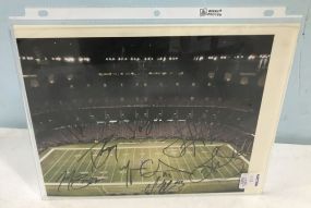 Signed 2010 Super Bowl Saints Photo 8" x 10"
