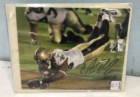 Signed 8" x 10" Photo of Pierce Thomas 2010 Saints
