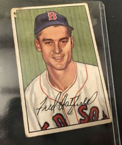 1952 Bowman "Fred Hatfield" Base Card