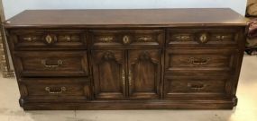 White Furniture Co. "Manor Oak" Triple Dresser
