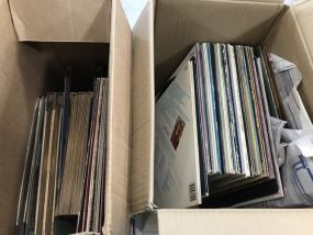 Two Boxes of 12" Vinyl Records