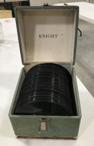 Box with 7" Vinyl Record Albums