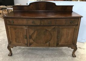 Vintage Ball-n-Claw Mahogany Buffet