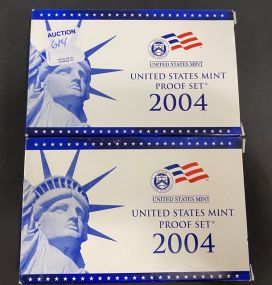 Two United States Mint Proof Set 2004