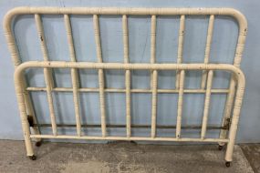 White Painted Iron Bed