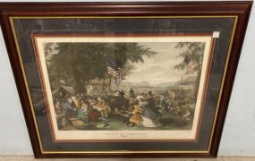 "The Day We Celebrate" Commemorative of 1876 Print